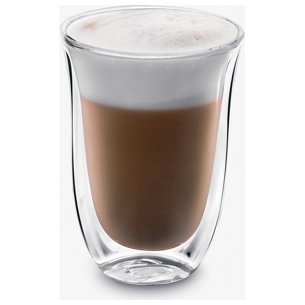 Delonghi DLSC312 - 2Glass-Latte Macchiato 330ml - Transparent