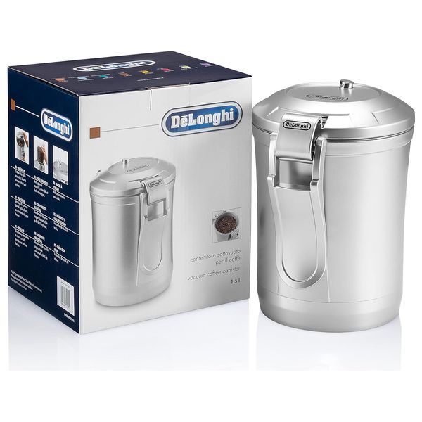  Delonghi DLSC068 - VACUUM COFFEE CANISTER - Silver 