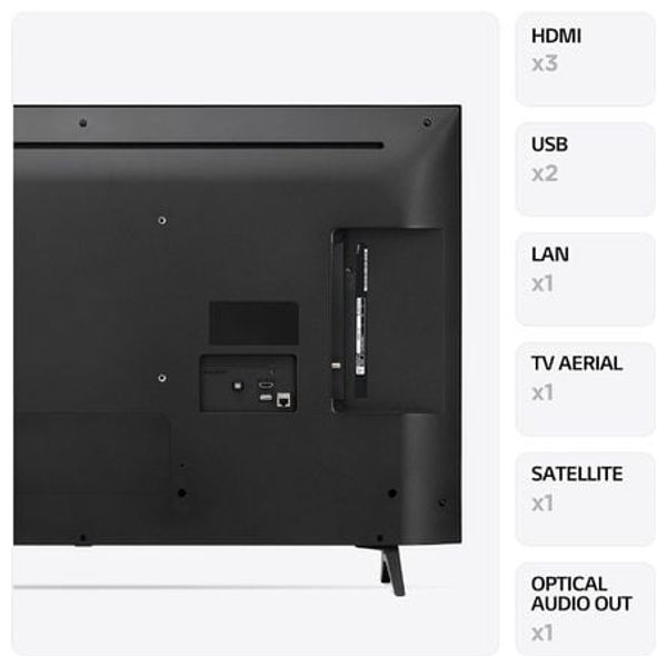  LG 43-Inch 43UR80006LJ - Smart - 4K - UHD - 50Hz 