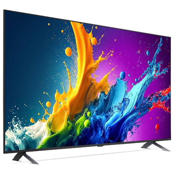  LG 55-Inch 55QNED80T6B Series - Smart - 4K - QNED - 60Hz - 2024 Model 