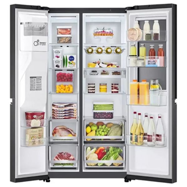  LG GCX-287TNB - 24ft - French Door Refrigerator - Matte Black 