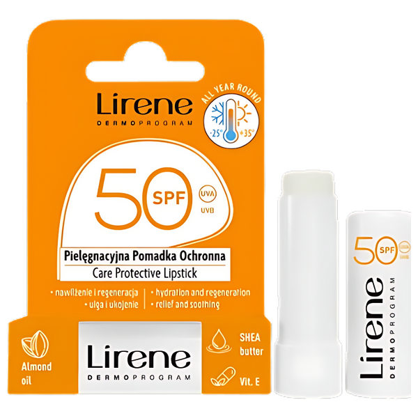  Lirene CARE PROTECTIVE LIPSTICK SPF50 
