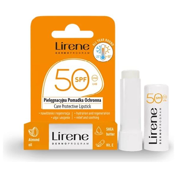  Lirene CARE PROTECTIVE LIPSTICK SPF50 