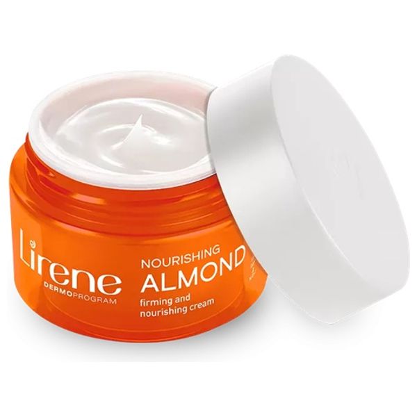 Lirene Nourishing Almond Cream for Skin Tightening and Nourishment - 50 ml