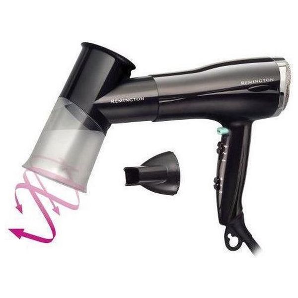 Remington spin curl hair dryer top