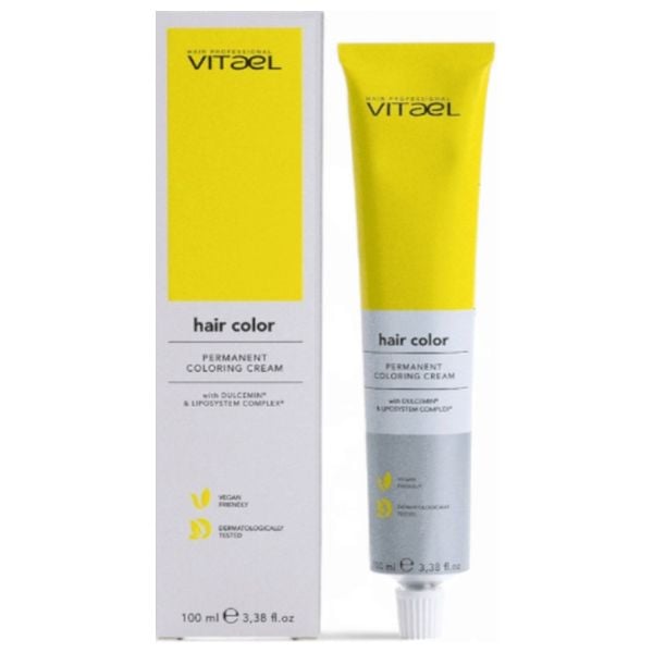 VITAEL HAIR COLOR COLORING CREAM 6.11 INTENSE ASH DARK BLOND - 100ML