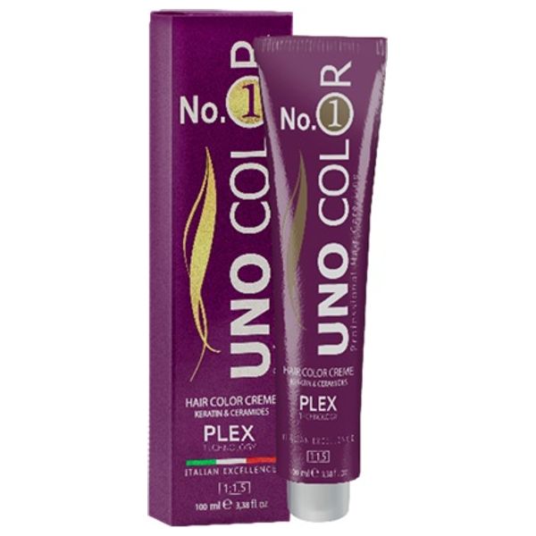 UNO HAIR COLOR 4.1 ASH BROWN - 100ML