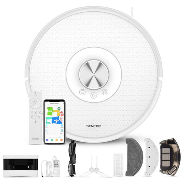 Sencor SRV 9350WH - Vacuum Cleaner Robot - 5000 mAh - White
