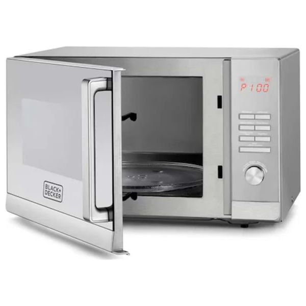 Black & Decker MZ30PGSS-B5 - 30L - Grill Type Microwave - Silver 