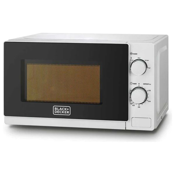  فرن ميكروويف بلاك اند ديكر - 20 لتر - MZ2020P-B5 - ابيض 