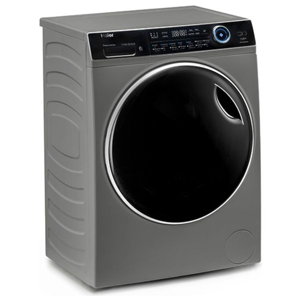  غسالة هاير فتحة امامية - 12/8Kg كغم - 1400 دورة بالدقيقة - HWD120-B14979S8U1 - سلفر 