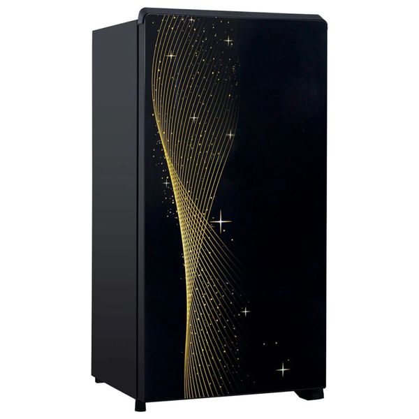  Haier HR-225-MSG - 6ft - 1-Door Refrigerator - Black 