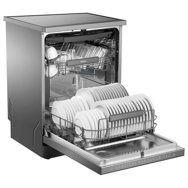  Haier HDWE16-46SC6IQ - 16 Sets - Dishwasher - Silver 