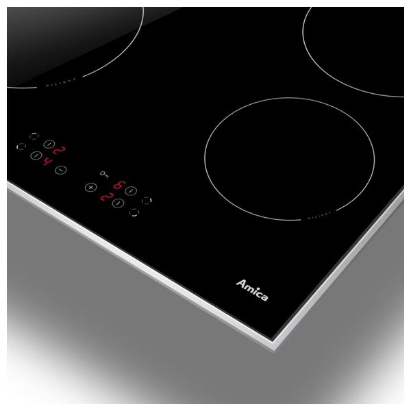  طباخ داخلي سيراميك أميكا - PC6400GT - اسود - 4 مشاعل 