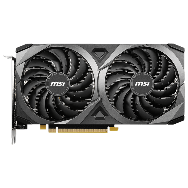 MSI RTX 3060 VENTUS 2X 12G OC Graphics Card - 12GB GDDR6 Memory - 1807MHz Speed ​​- Dual Cooling and HDMI 2.1 Port 