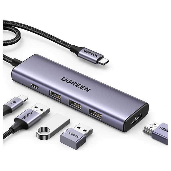  Ugreen 15597 - USB-C Hub - 5Port 