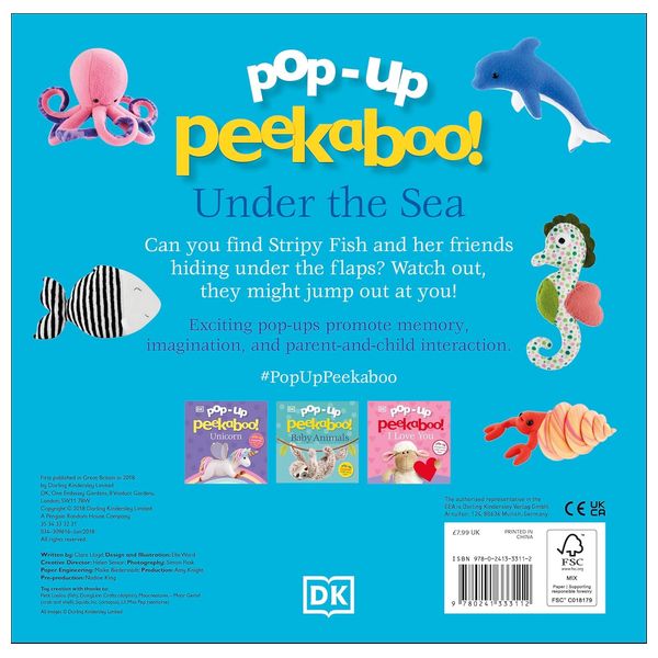  Pop-Up Peekaboo! Under The Sea - English - Paperback 