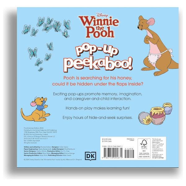Disney Winnie the Pooh Pop-Up Peekaboo! - English - Paperback