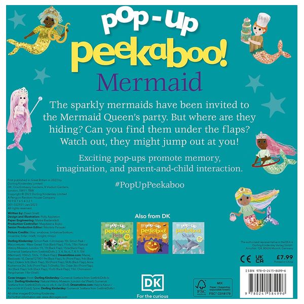  كتاب بوب-اب بيك بوك! حورية البحر - انكليزي - غلاف ورقي 