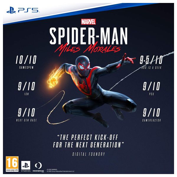  لعبة بلي ستيشن 5 - SPIDERMAN MILES MORALES 