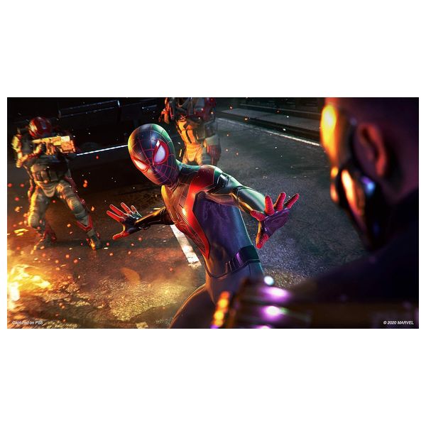  لعبة بلي ستيشن 4 - SPIDERMAN MILES MORALES 