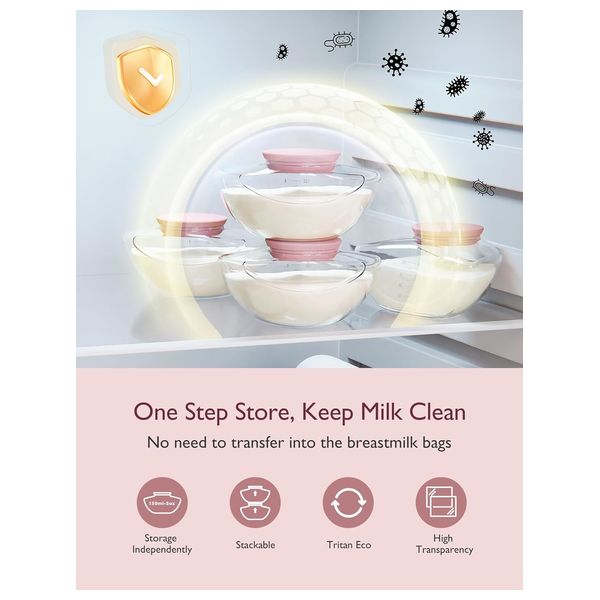 مومكوزي مضخة الثدي الذكية M9 - وردي