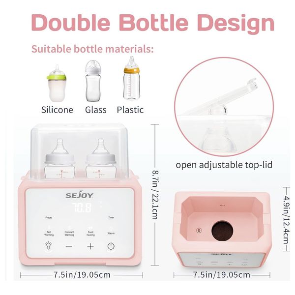  جهاز تدفئة زجاجات الرضاعة للأطفال - B09PN2SZ4Y 