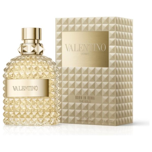 Born In Rome The GOLD UOMO by Valentino for Men - Eau de Toilette, 100ml