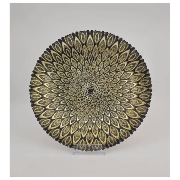 Gallery Home Serving Bowl - 40 cm - Black & Gold