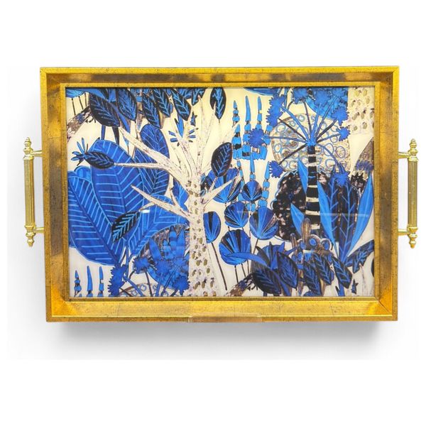 صينية تقديم كالاري هوم - 31×46 سم - 10601 -  أزرق