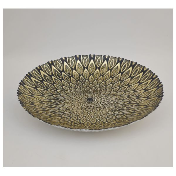 Gallery Home Serving Bowl - 40 cm - Black & Gold