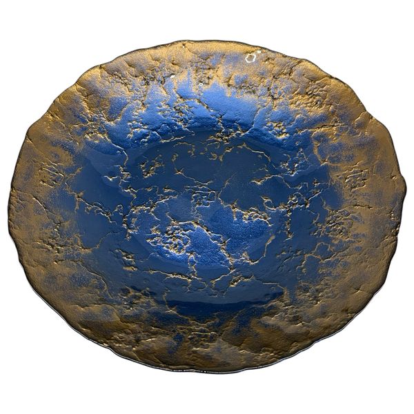 XD Collection Elegant Decorated Bowl - Dark Blue 