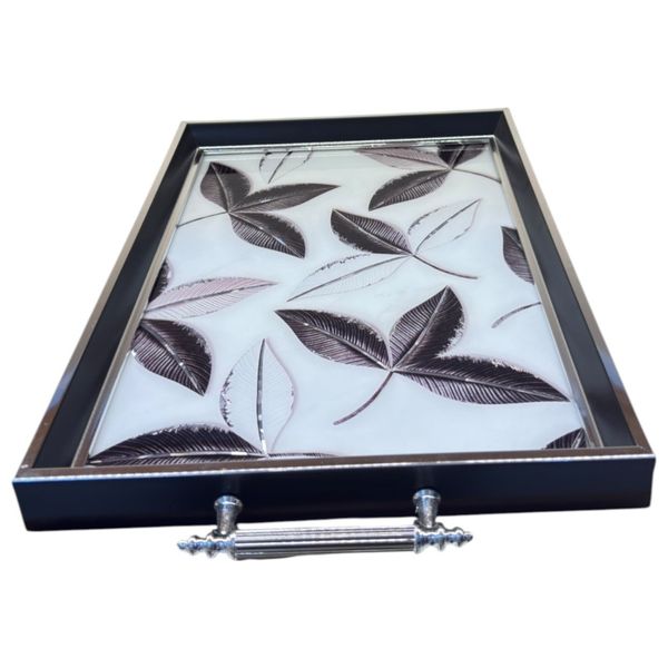 صينية تقديم كالاري هوم - 10629 - 31×46 cm - أسود