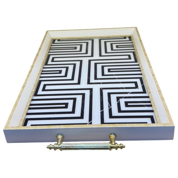 صينية تقديم كالاري هوم - 014 -31×46 cm - أسود