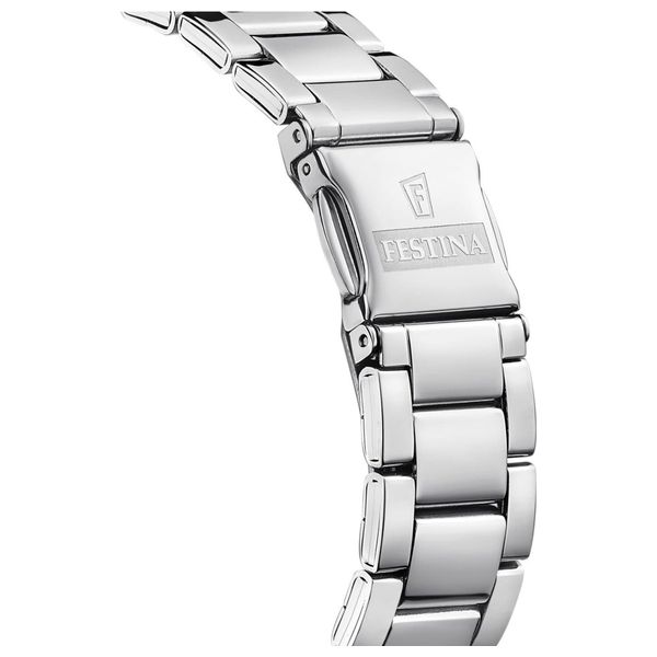  ساعة فيستينا للنساء - F20622/2 - عرض بعقارب, سوار من ستانلس ستيل - سلفر 