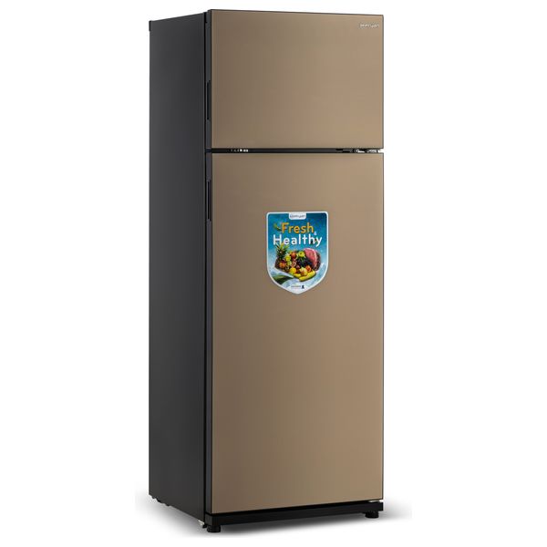  Elryan RF661LN-C - 18ft - Conventional Refrigerator - Glass Gold 