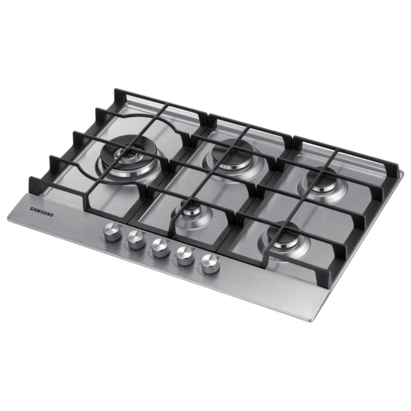  Samsung NA75J3030AS/ET - 5 Burners - Built-In Gas Cooker - Stainless Steel 