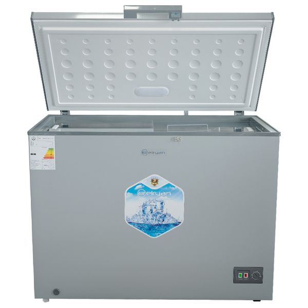  Elryan CF380LHS - 14ft - Chest Freezer - Silver 