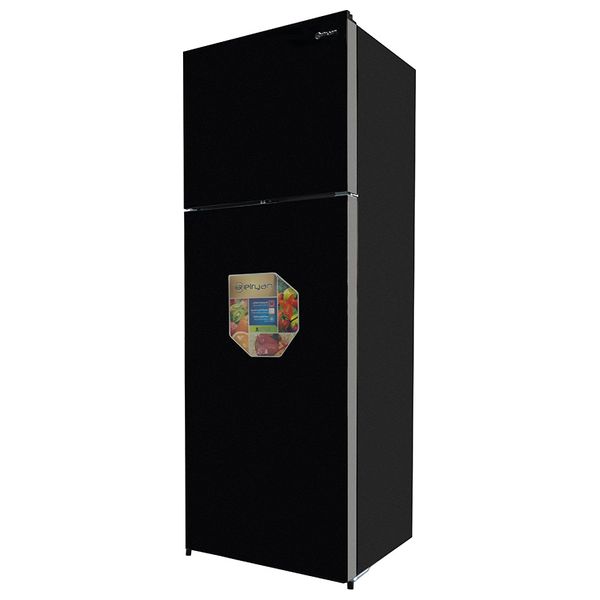 Elryan RF610LE-B - 16Ft - Conventional - Refrigerator - Black Glass