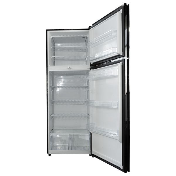 Elryan RF610LE-B - 16Ft - Conventional - Refrigerator - Black Glass