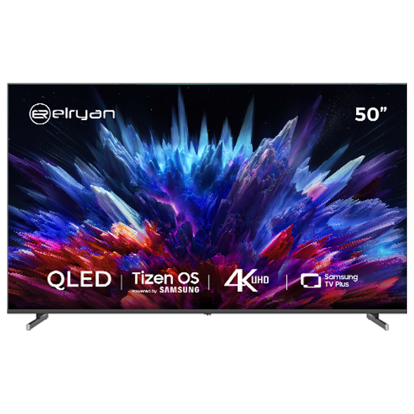 Elryan 5014H2 - 50 Inch - Frameless - 4K - QLED - 60Hz - Tizen - Black