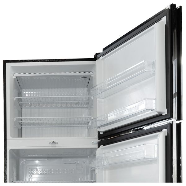 Elryan RF610LE-B - 16Ft - Conventional - Refrigerator - Black Glass