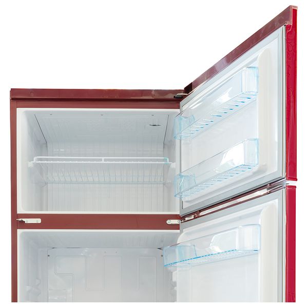 Elryan RF610LE-R - 16ft- Conventional Refrigerator - Red glass