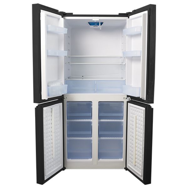  Elryan FD450EDB - 30ft - Side By Side Refrigerator - Black 