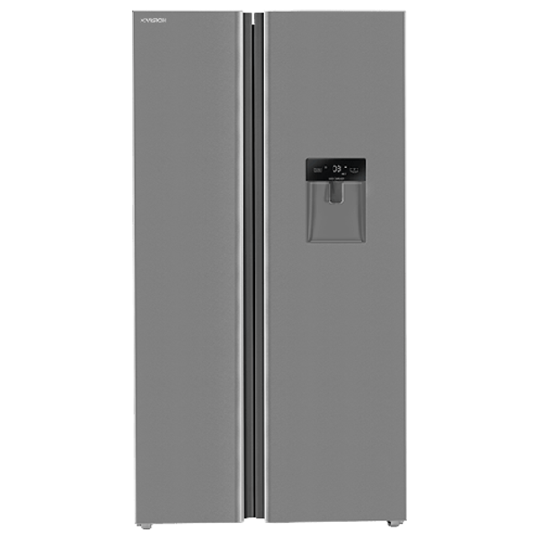 X-Vision TS551-ASD - Side By Side Refrigerator - 20ft - Silver