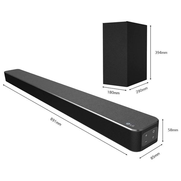  LG SN4 - Soundbar Speaker - Black 