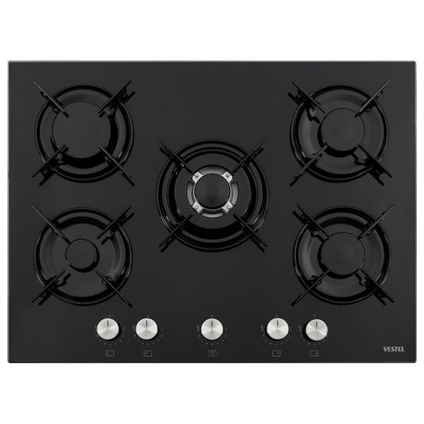 طباخ داخلي غازي فيستل - BH-7115CB - اسود - مشاعل 