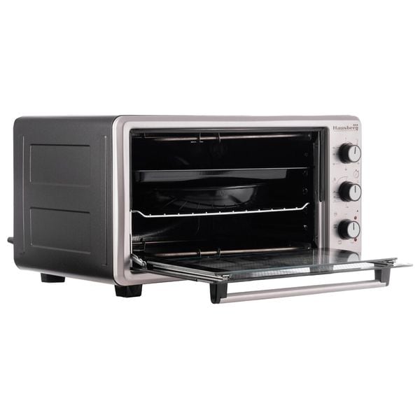  فرن كهربائي هاوسبيرغ - 48لتر - HB-8015 - سلفر 
