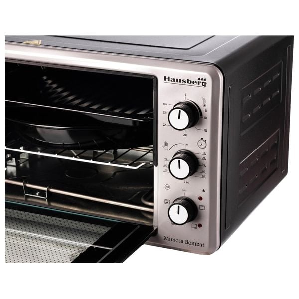  فرن كهربائي هاوسبيرغ - 48لتر - HB-8015 - سلفر 