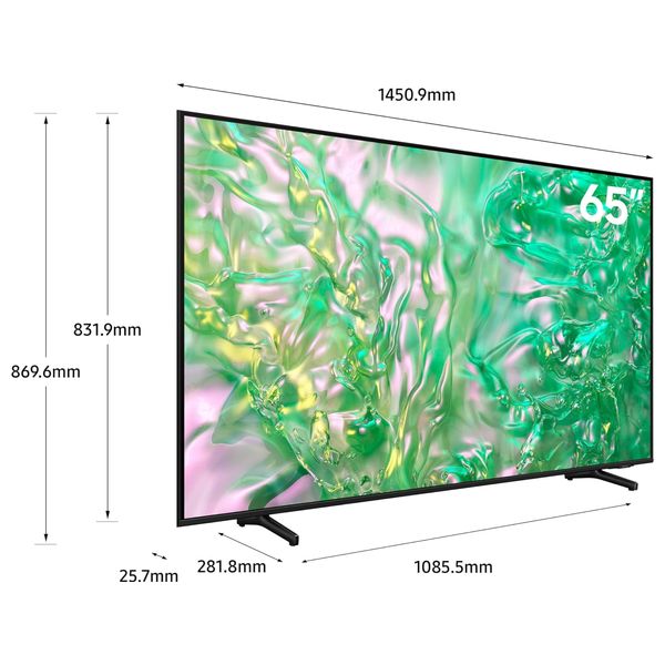  Samsung 65-Inch DU8100 Series - Smart - 4K - LED - 50-60Hz - 2023 Model 